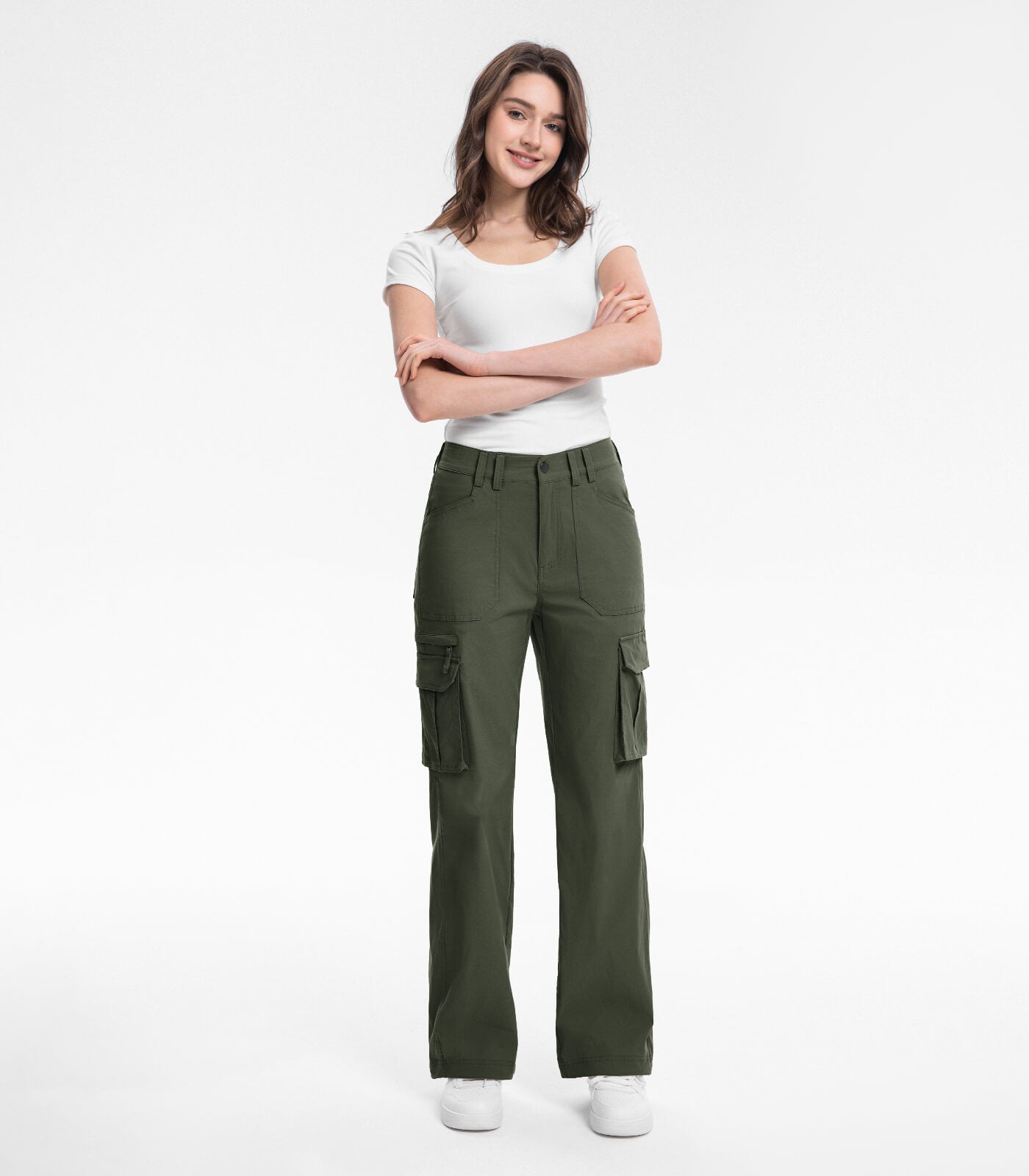 Damen Cargo Wanderhose mit hohem Bund - HikerFlex W037