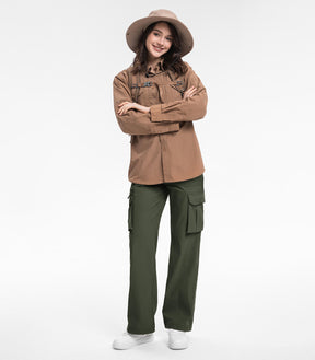 Damen Cargo Wanderhose mit hohem Bund - HikerFlex W037