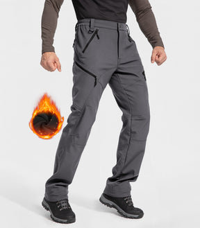 Pantaloni pentru bărbați de schi pe zăpadă, căptușiți cu fleece - SnowVenture M054