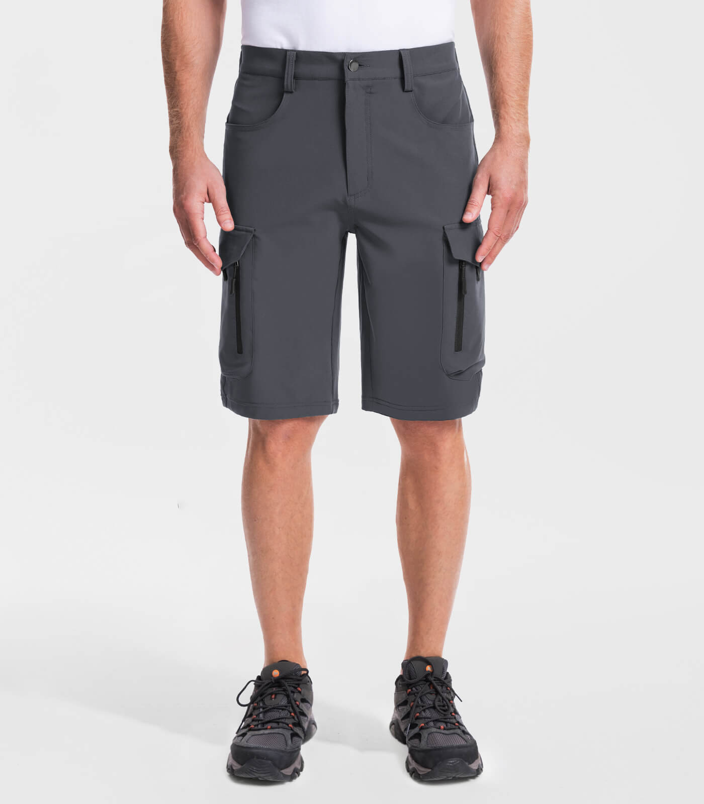 Men's Hiking Cargo Shorts with 7 Pockets Quick Dry Casual - TrailPioneer M025