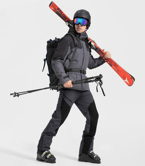 Pantalon d'hiver pour homme doublé en polaire - SnowVenture M055