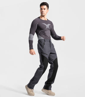 Pantalon d'hiver pour homme doublé en polaire - SnowVenture M055