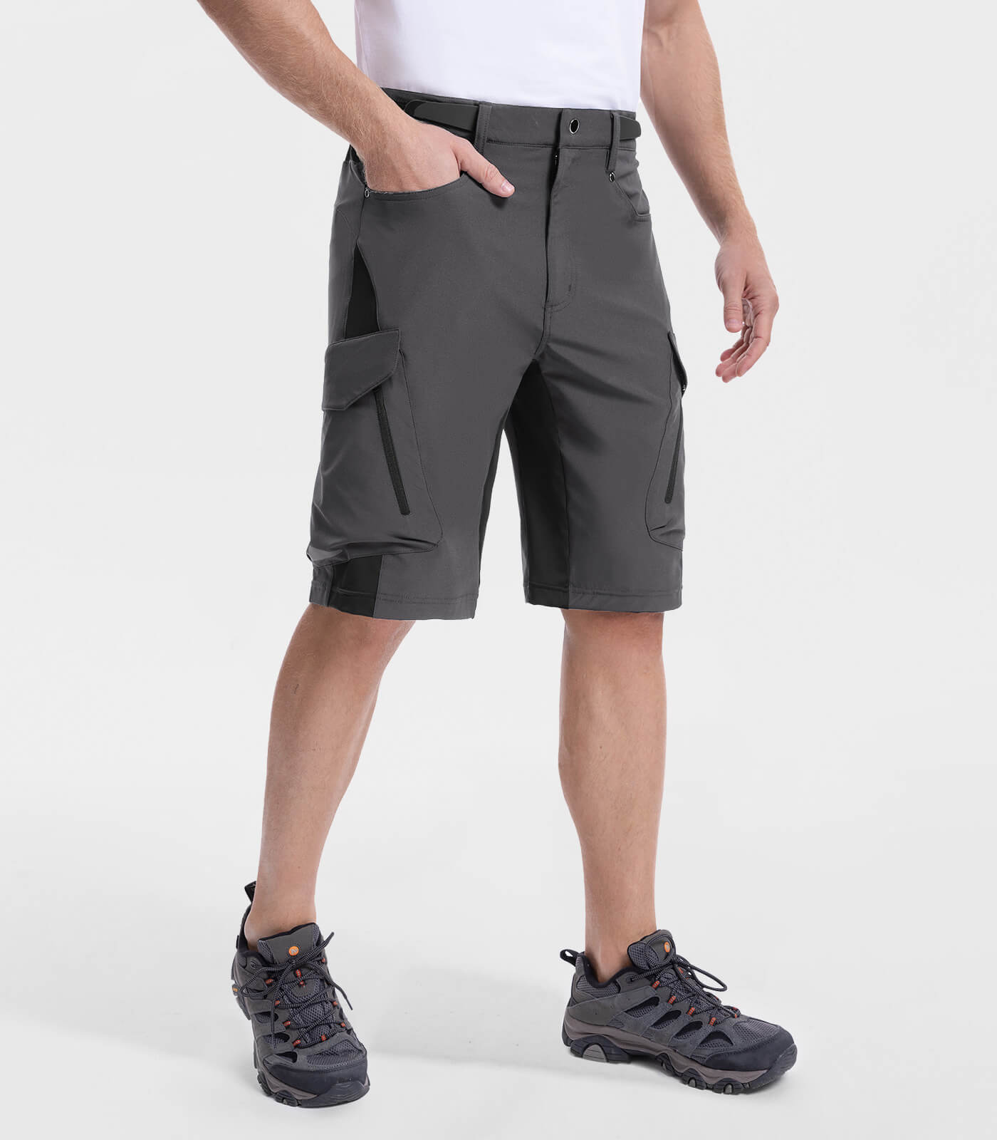 Men's Hiking Shorts Baggy Quick Dry - TrailPioneer M006