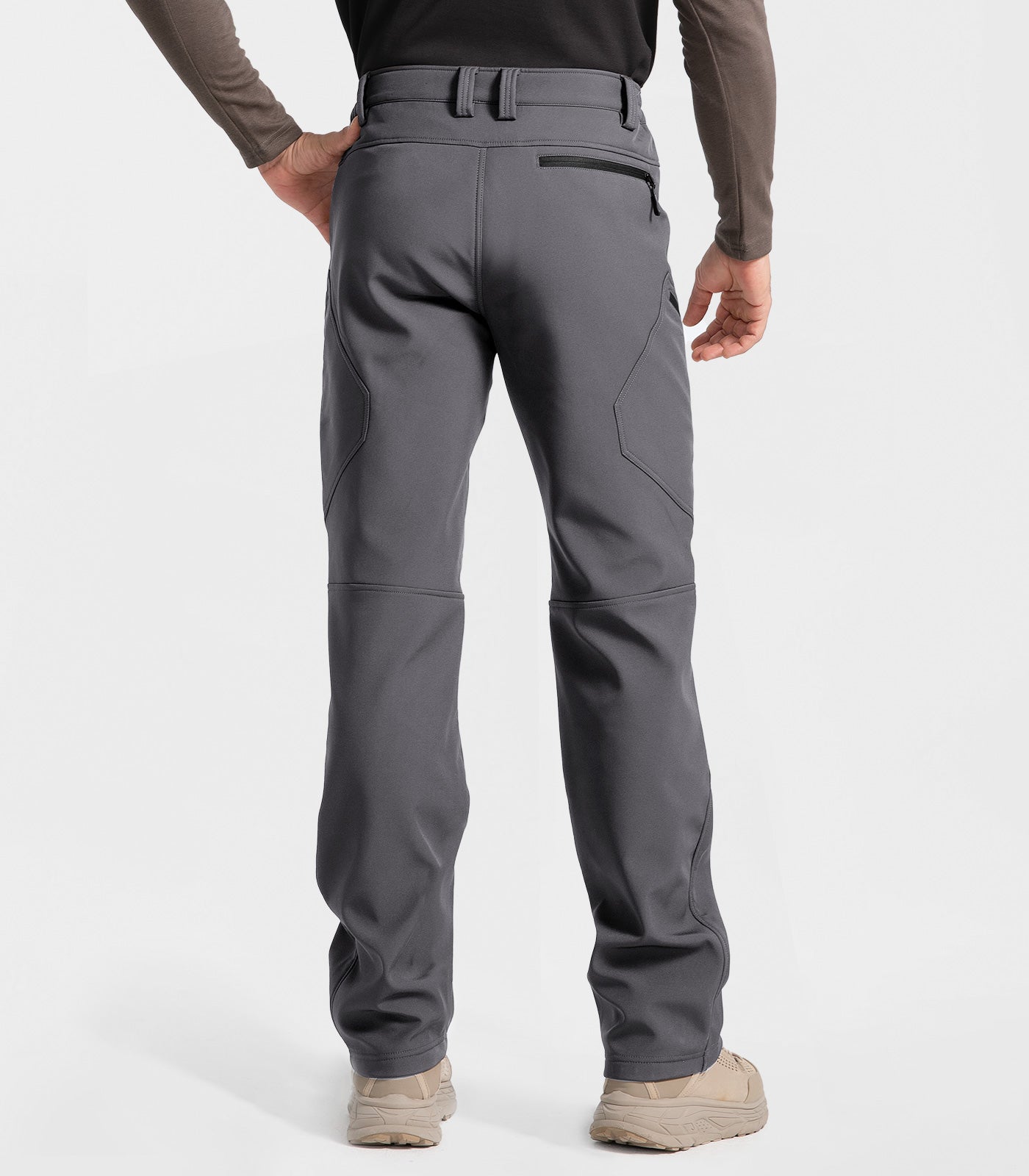 Pantaloni pentru bărbați de schi pe zăpadă, căptușiți cu fleece - SnowVenture M054