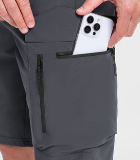 Men's Hiking Cargo Shorts with 7 Pockets Quick Dry Casual - TrailPioneer M025
