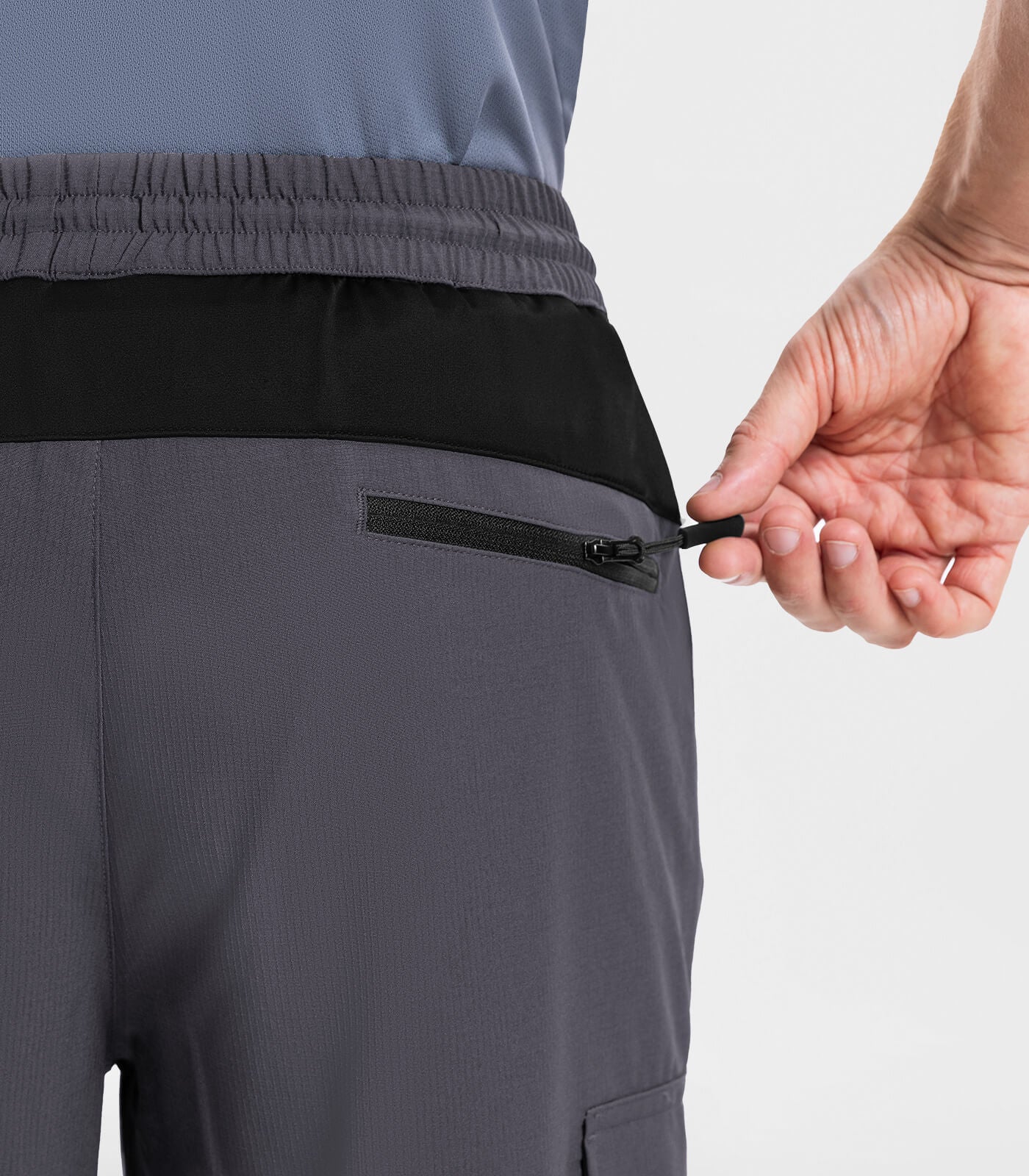 Pantalones Cortos de Senderismo para Hombre, Ligeros y Resistentes al Agua - TrailPioneer M020