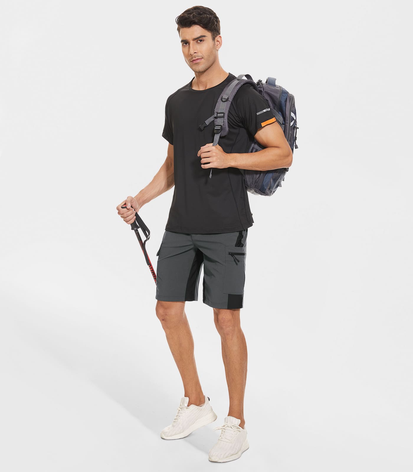 Herren Cargo Wander-Shorts mit 5 Taschen Schnell trocknend - TrailPioneer M013
