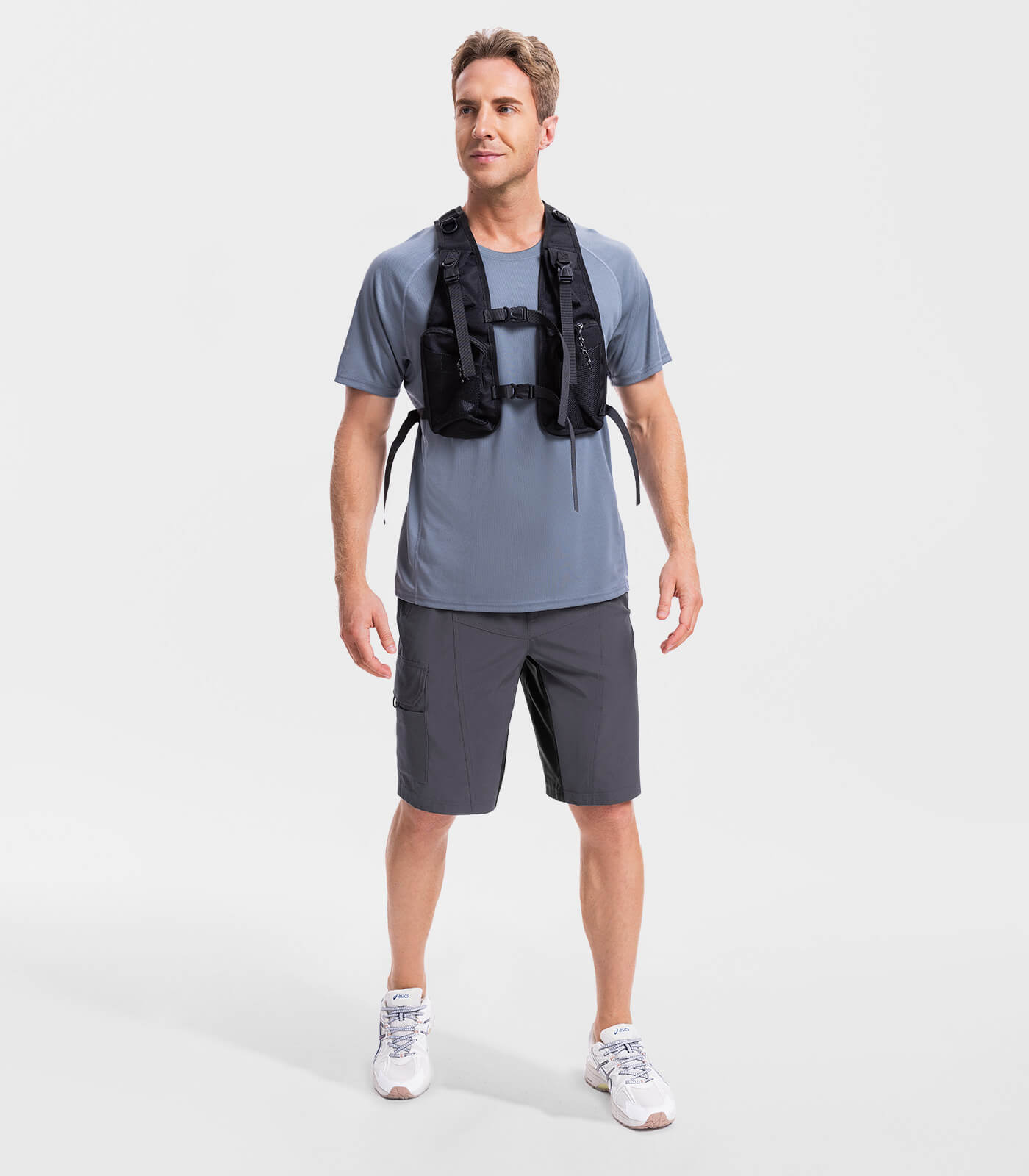 Pantalones Cortos de Senderismo para Hombre, Ligeros y Resistentes al Agua - TrailPioneer M020
