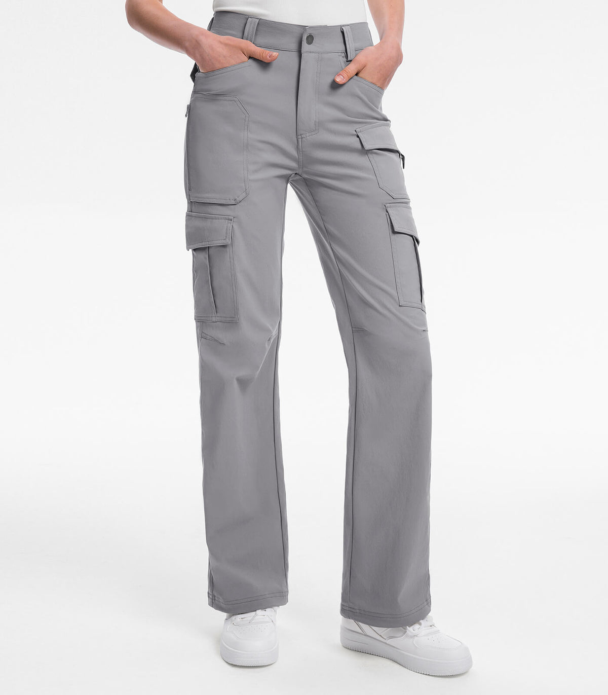women hiking pants #Color_Gray