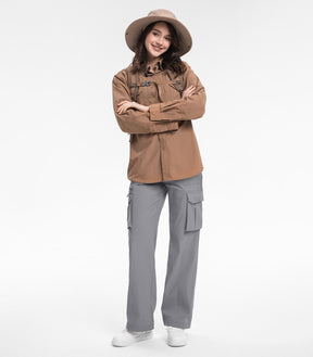 Damen Cargo Wanderhose mit hohem Bund - HikerFlex W037