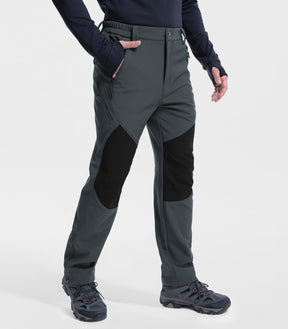 Men's Snow Ski Pants Fleece Lined Waterproof - SnowVenture M041