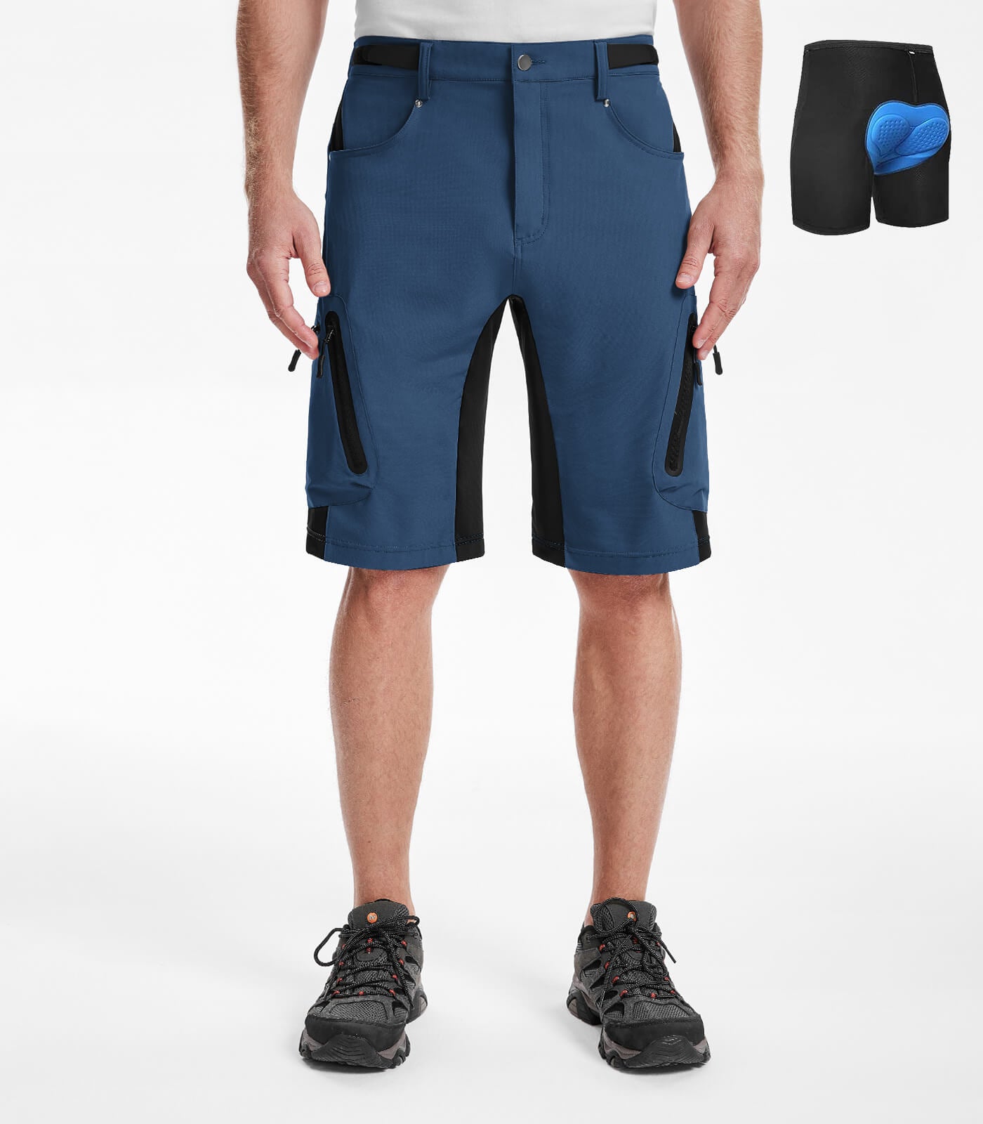 Shorts rembourrés pour vélo de montagne pour hommes - CycleAir M001