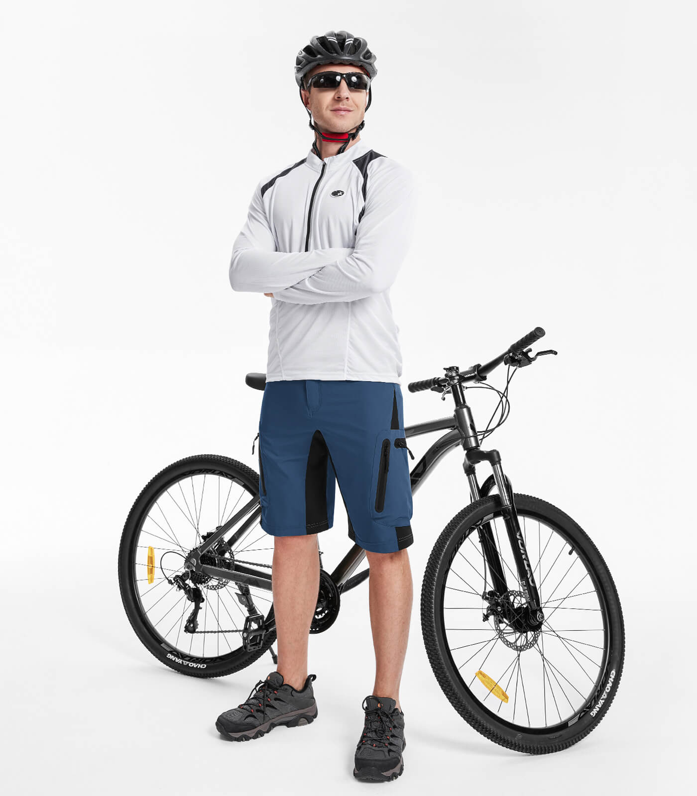 Shorts rembourrés pour vélo de montagne pour hommes - CycleAir M001