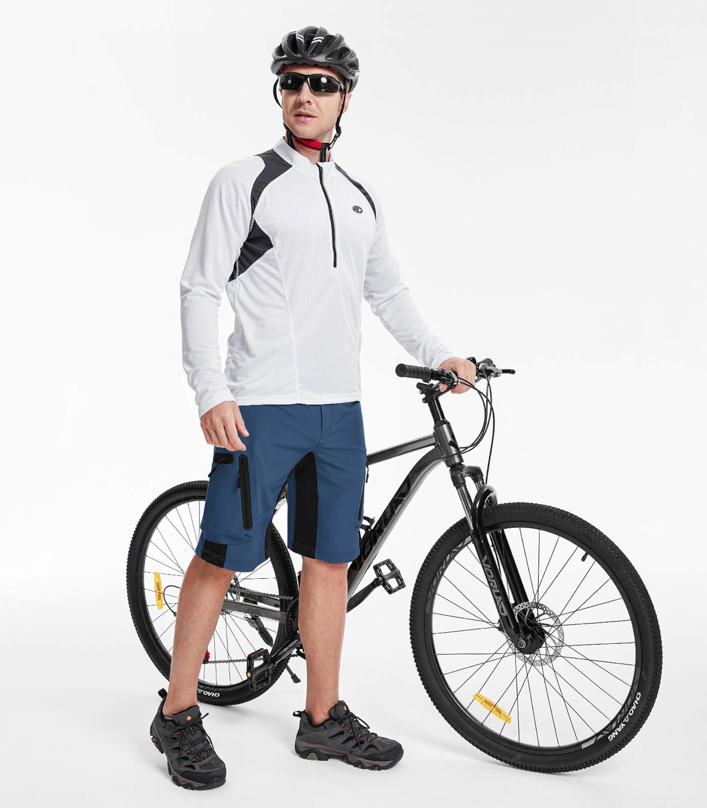 Shorts rembourrés pour vélo de montagne pour hommes - CycleAir M001