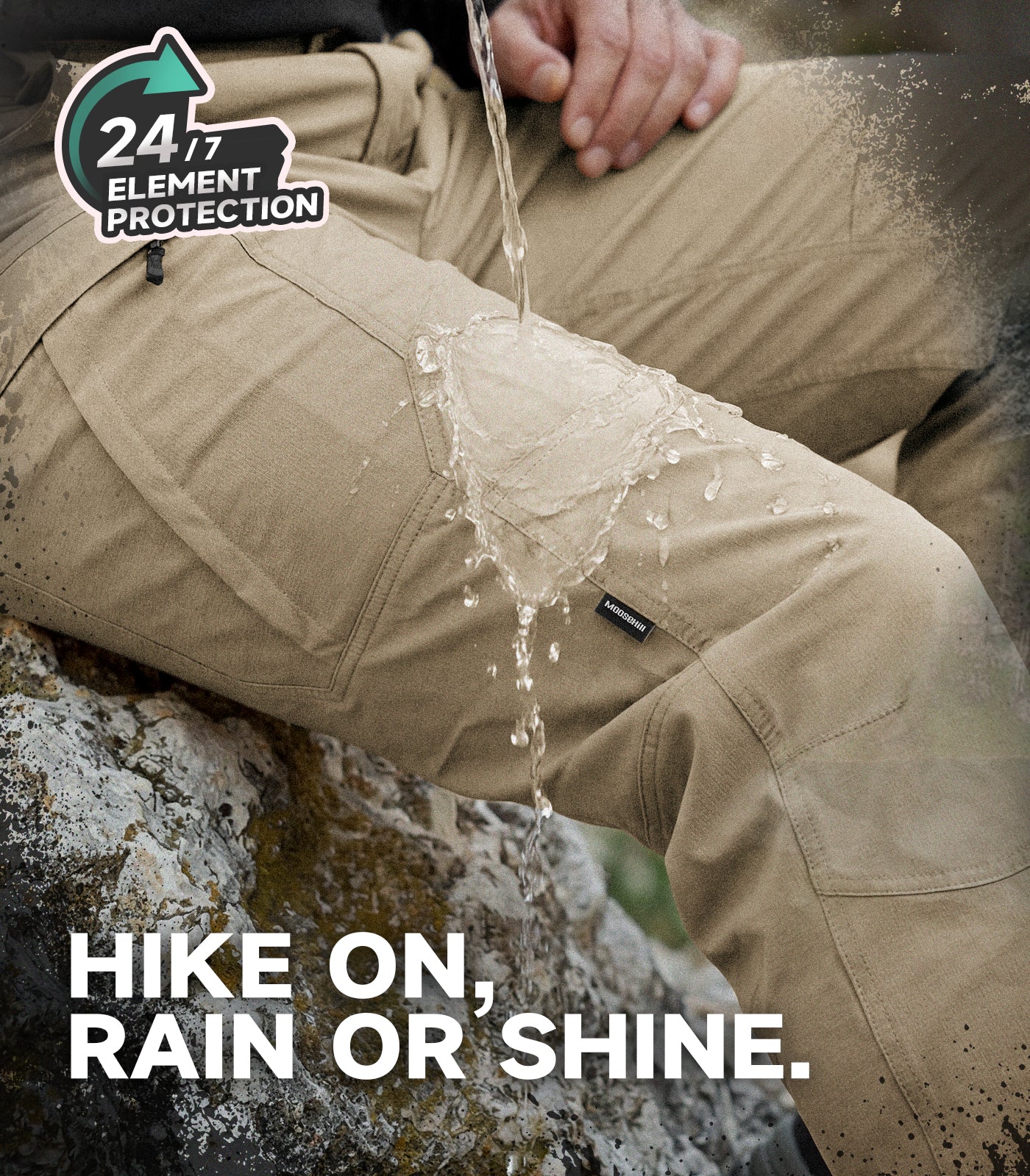 Men's Hiking Pants Lightweight Quick Dry - HikerFlex M047