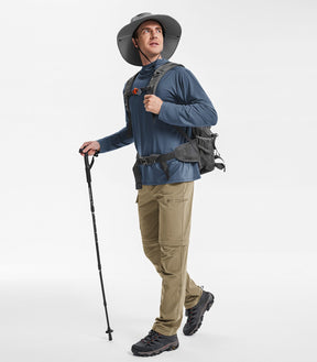 Men's Convertible Hiking Pants Quick Dry Cargo Pants - HikerFlex M015