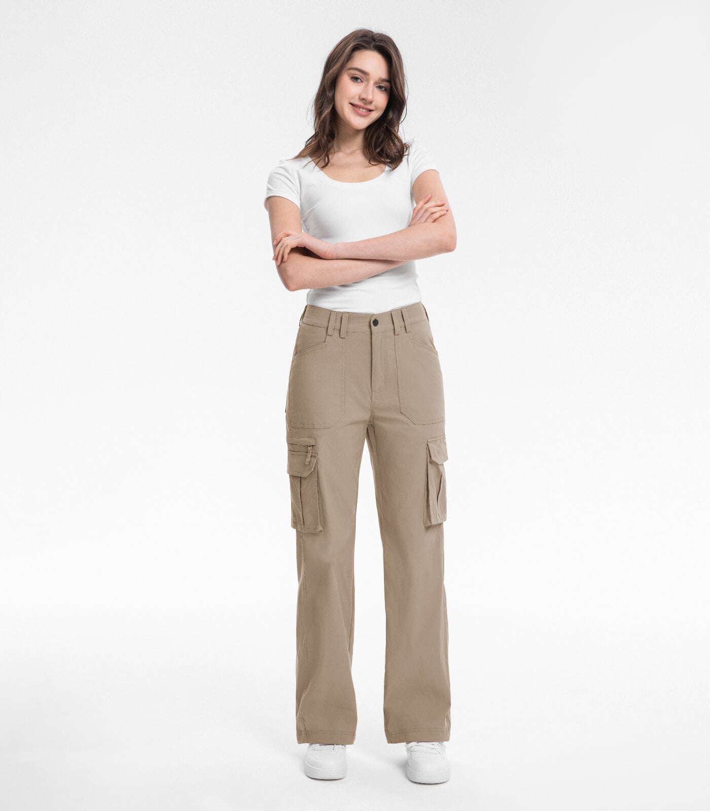 Damen Cargo Wanderhose mit hohem Bund - HikerFlex W037