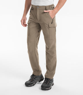 Men's Hiking Cargo Pants Water-Resistant Quick Dry - HikerFlex M033