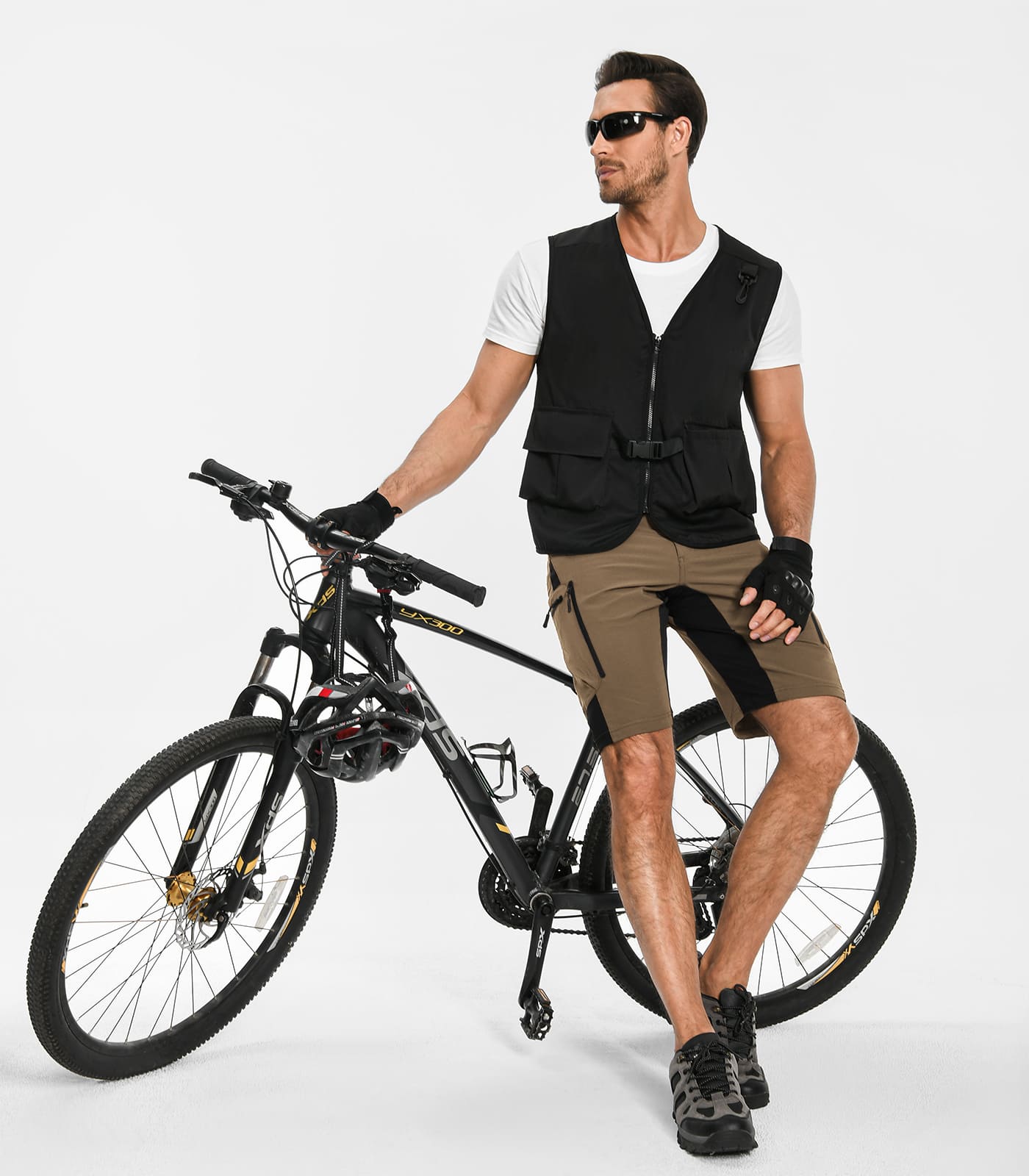Men's Padded Mountain Bike Shorts - CycleAir M027