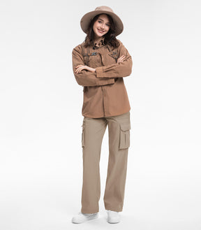 Damen Cargo Wanderhose mit hohem Bund - HikerFlex W037