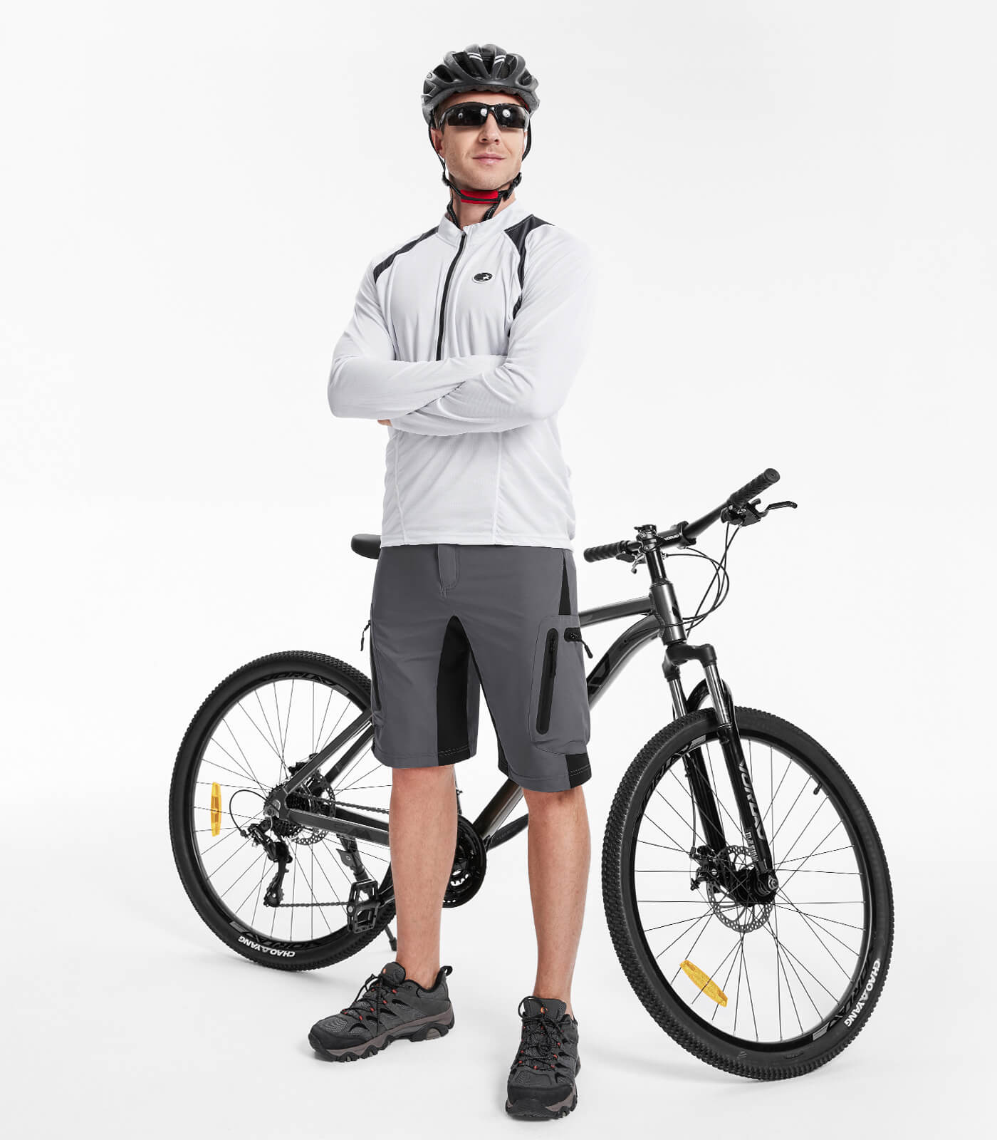 Shorts rembourrés pour vélo de montagne pour hommes - CycleAir M001