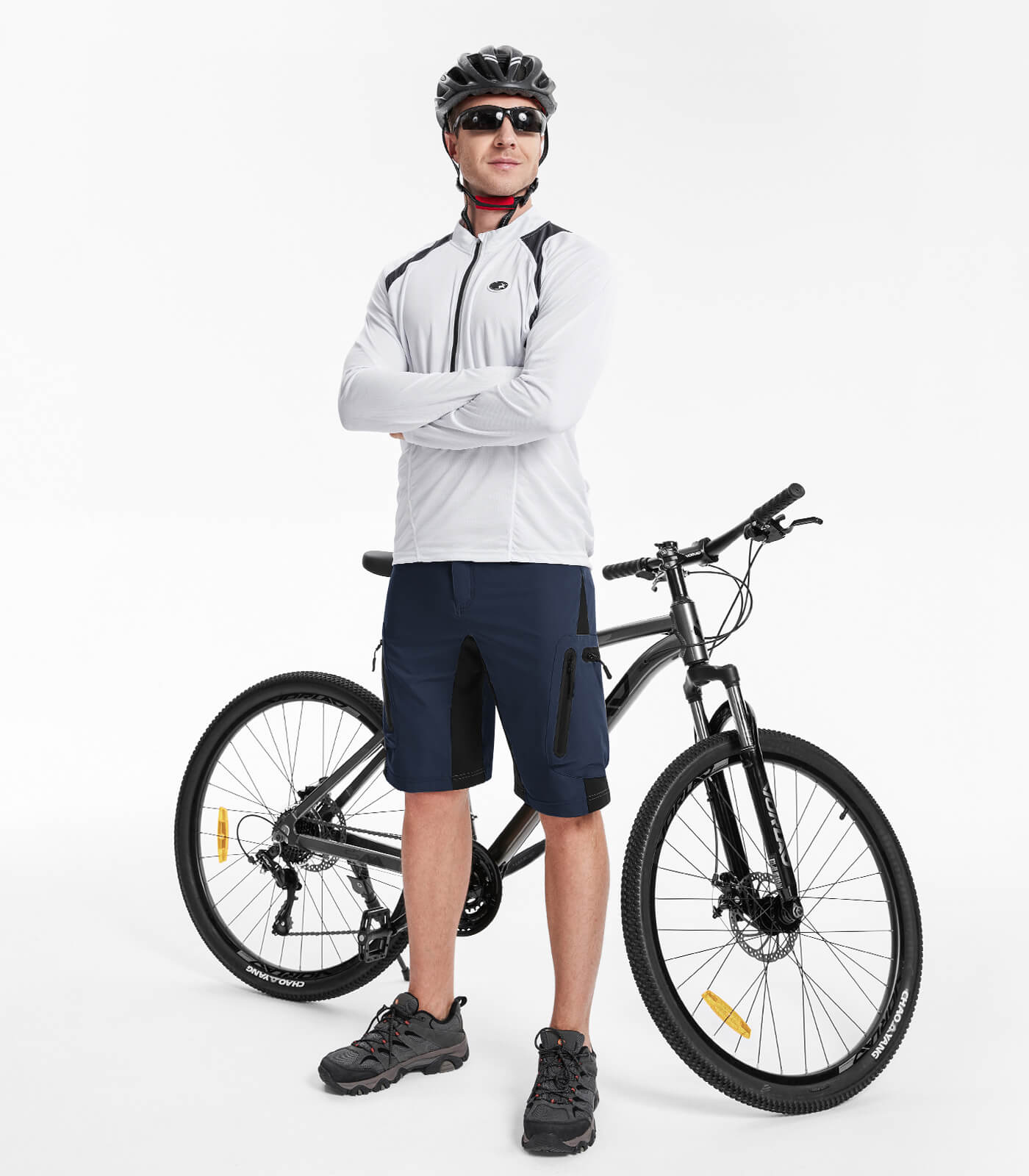 Shorts rembourrés pour vélo de montagne pour hommes - CycleAir M001