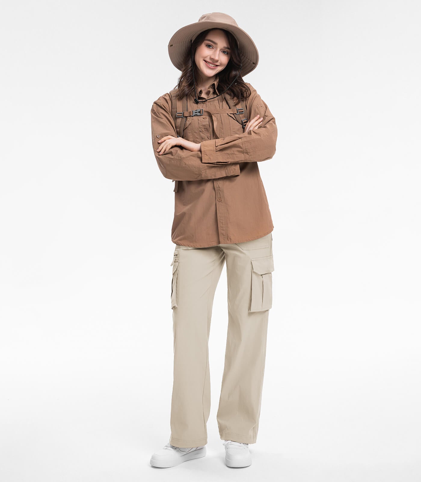 Damen Cargo Wanderhose mit hohem Bund - HikerFlex W037