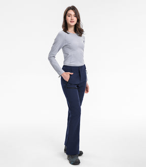 Pantalones de senderismo acampanados para esquí de nieve para mujer - SnowVenture W021