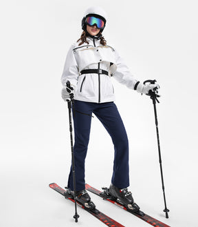 Pantalones de senderismo acampanados para esquí de nieve para mujer - SnowVenture W021