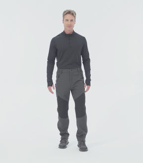 Men's Snow Ski Pants Fleece Lined Waterproof - SnowVenture M041