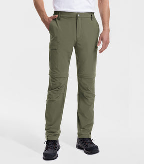 Men's Convertible Hiking Pants Quick Dry Cargo Pants - HikerFlex M015
