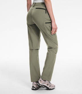 Women's Hiking Pants Cargo Quick-Dry Stretch Lightweight - HikerFlex W022