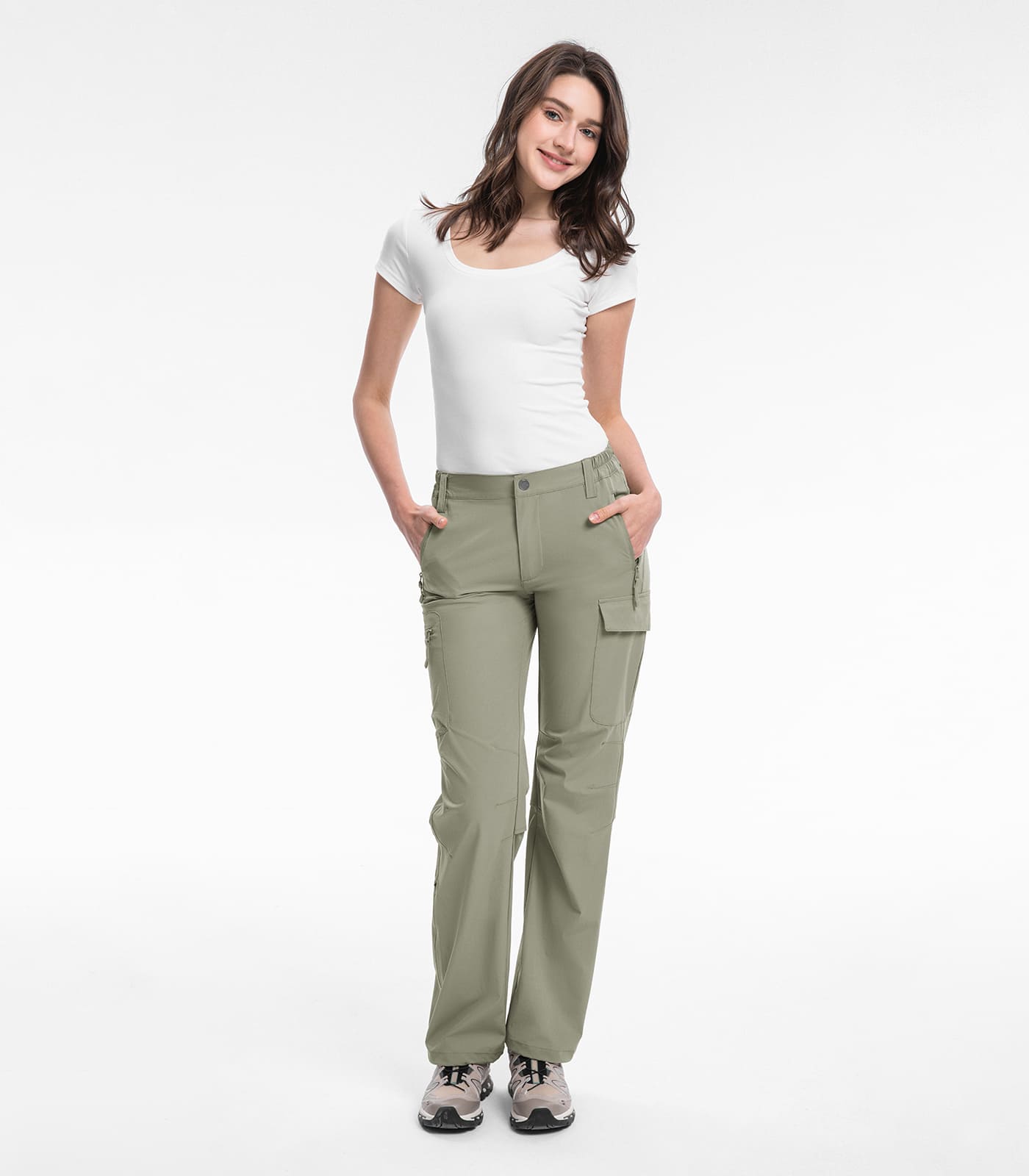 Damen Wanderhose Leicht Schnell Trocknend Wasserabweisend - HikerFlex W023