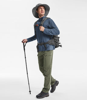 Men's Convertible Hiking Pants Quick Dry Cargo Pants - HikerFlex M015