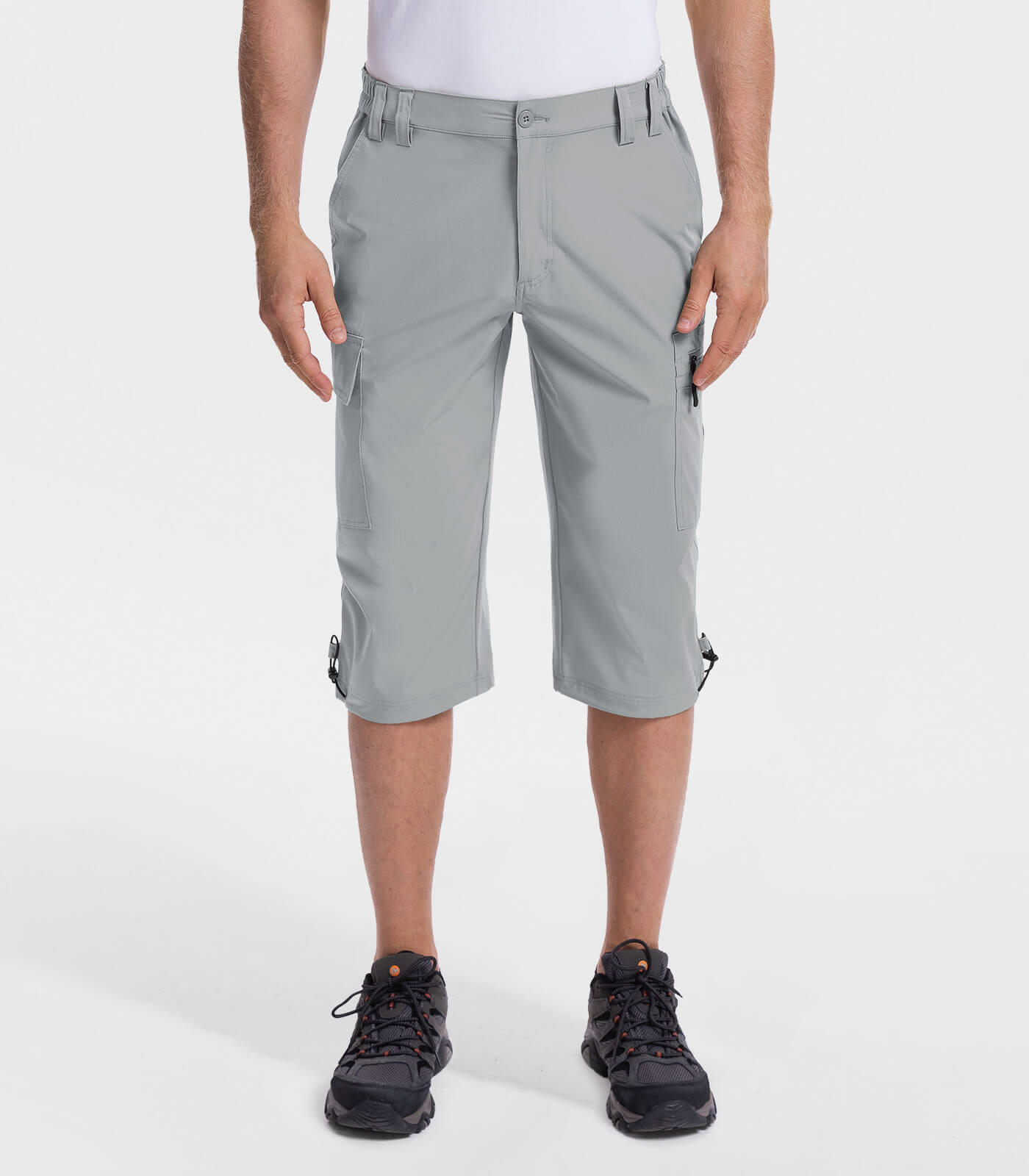 Bermuda cargo 3/4 pour hommes - Capris d'extérieur TrailPioneer M031
