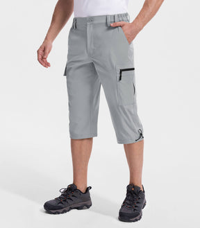 Bermuda cargo 3/4 pour hommes - Capris d'extérieur TrailPioneer M031