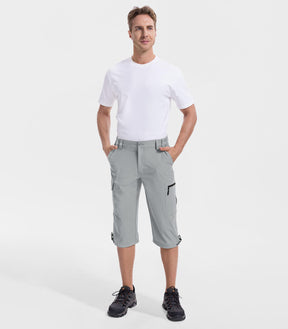 Bermuda cargo 3/4 pour hommes - Capris d'extérieur TrailPioneer M031