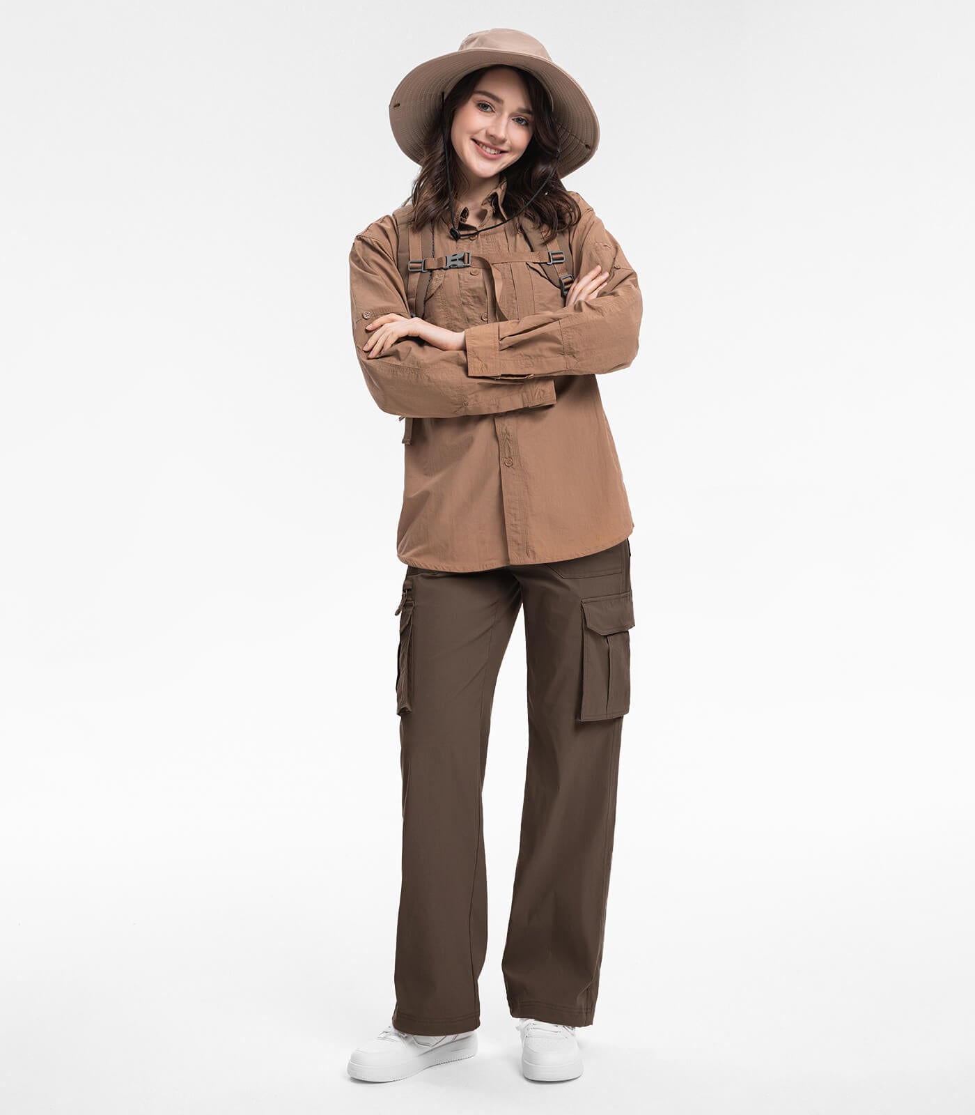 Damen Cargo Wanderhose mit hohem Bund - HikerFlex W037