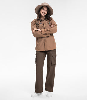 Damen Cargo Wanderhose mit hohem Bund - HikerFlex W037