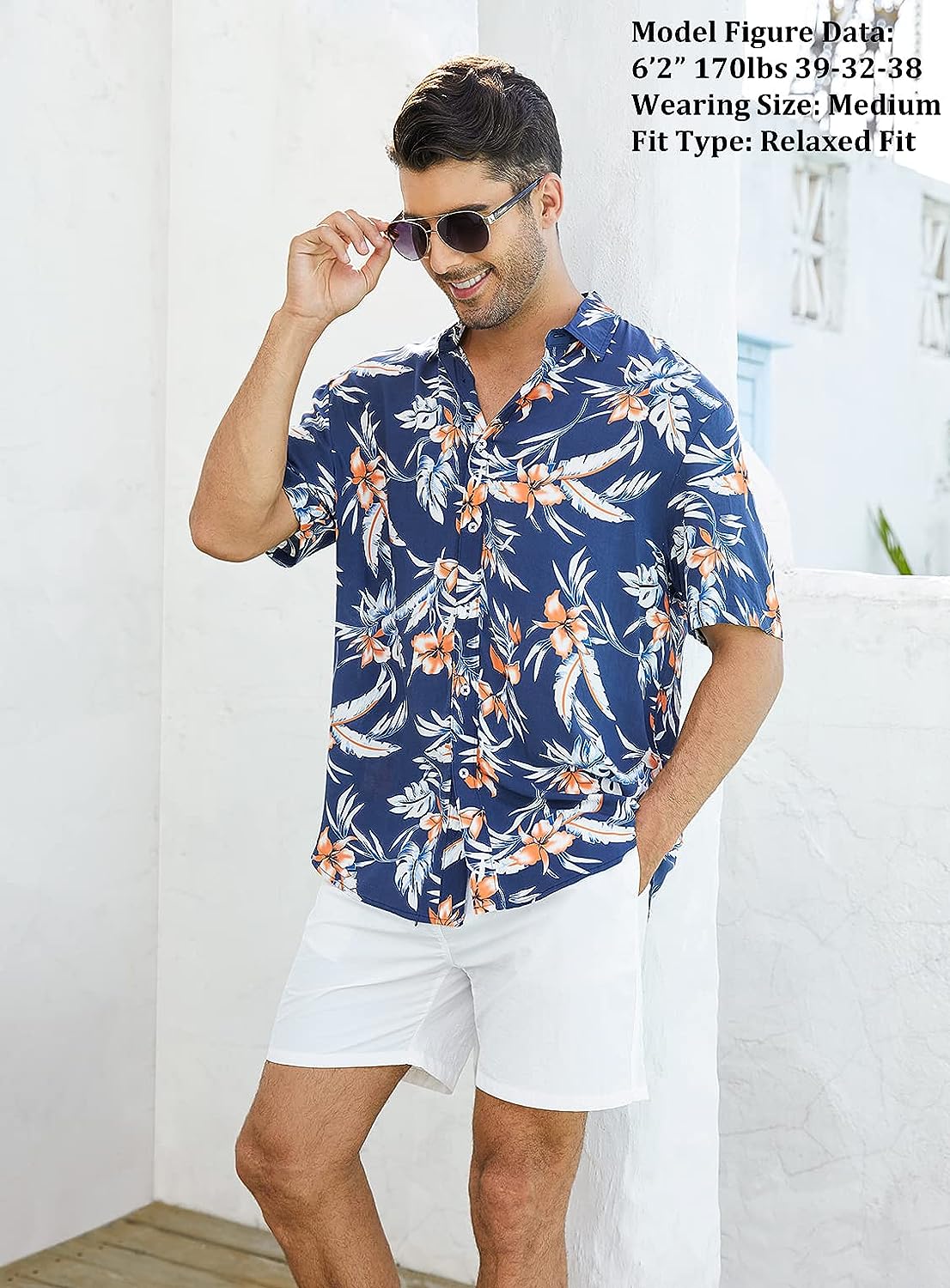 ANORGO Men's Hawaiian Shirts 01