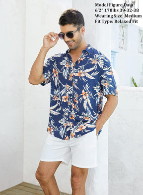 ANORGO Men's Hawaiian Shirts 01
