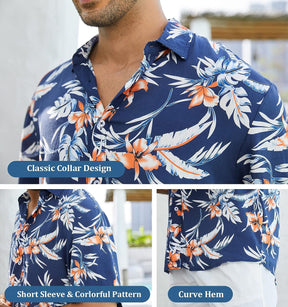 ANORGO Men's Hawaiian Shirts 01